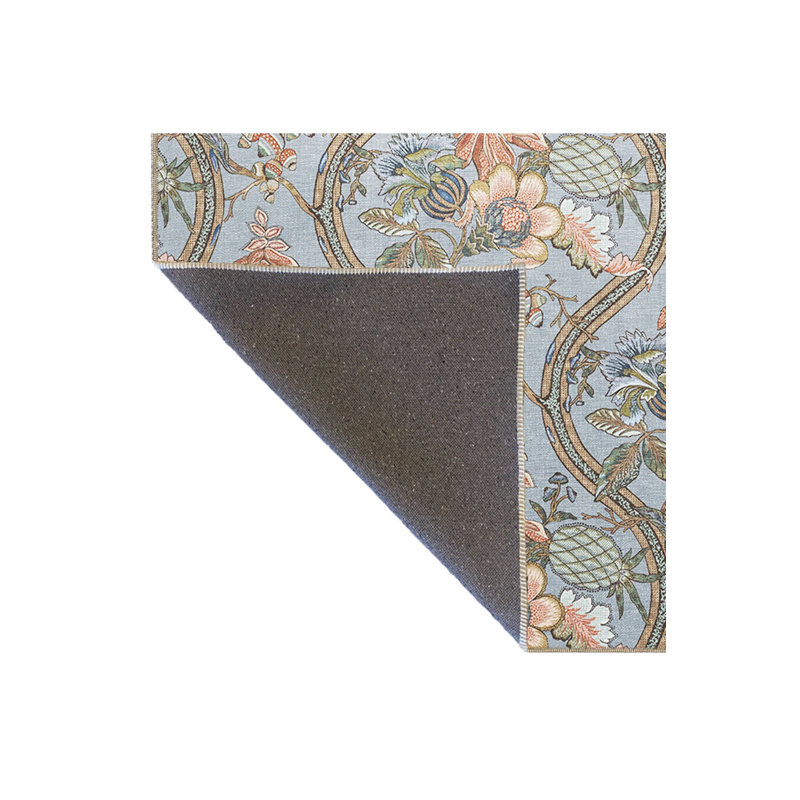 Tapis décoratif moderne à motif floral multicolore lavable à la machine, Tapis de couloir 3 pi 3 po x 6 pi 7 po inclus