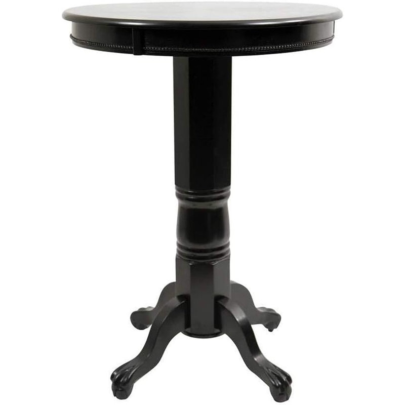 Pub Table, 42-Inch, Black