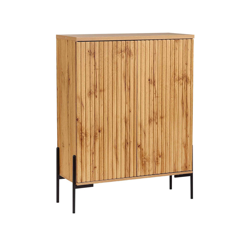 Branan 93cm Sideboard, Oak/Black