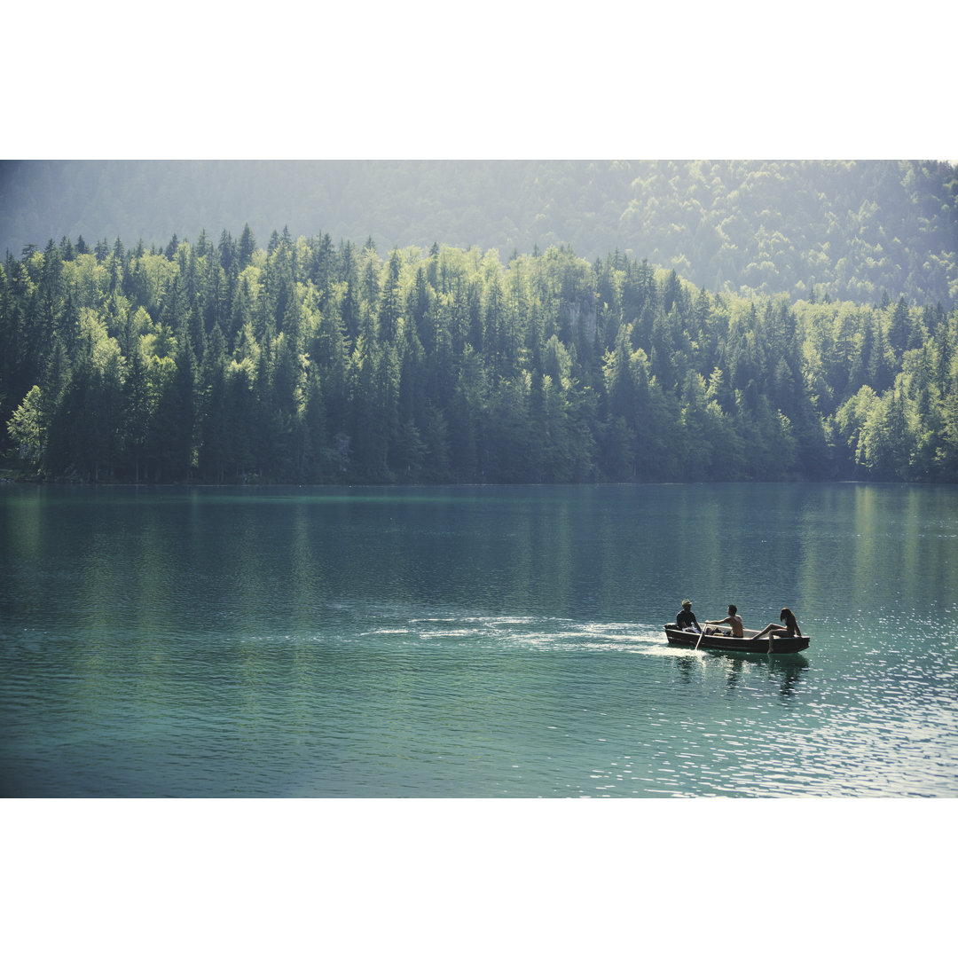 Alpensee von MoreISO - Leinwandbild