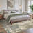 Pavelina Abstract Morden Machine Washable Brown / Beige / Gray Indoor High Traffic Area Rug -829705493-812259835