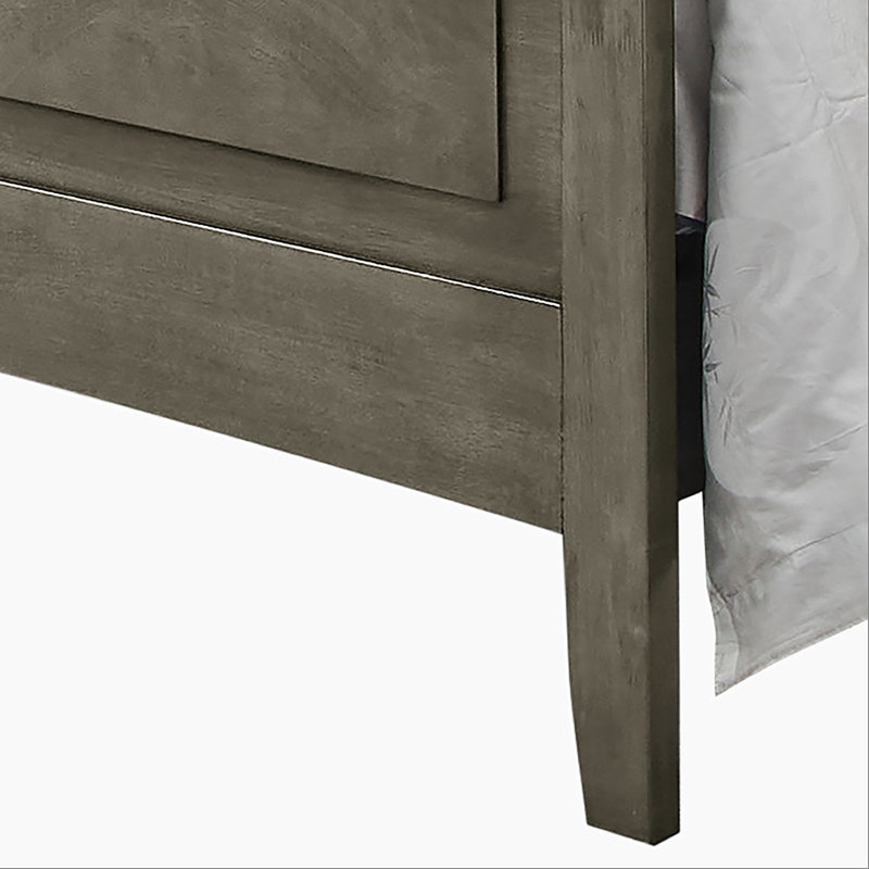 Versatile Casual Bed In Gray, Full