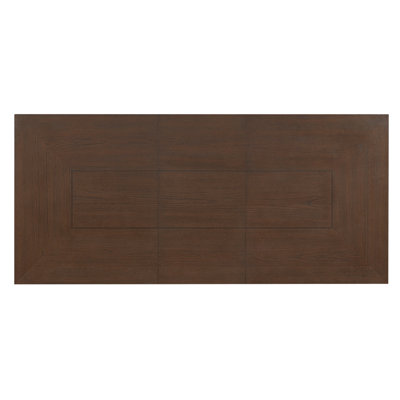 60"-78" Extendable Dining Table, Farmhouse Wooden Kitchen Table with Removable Leaf, Large Expanding Table for 4-8, Walnut