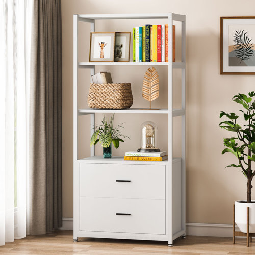 Latitude Run® Shenae Storage Bookcase & Reviews | Wayfair