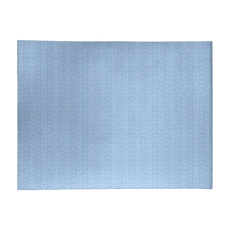 Chenille Toile Indoor Rug, Rectangle 8' x 10'