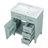 Bathroom Storage Cabinet With Sink, 3 Drawers And Door Shelf-1032446170