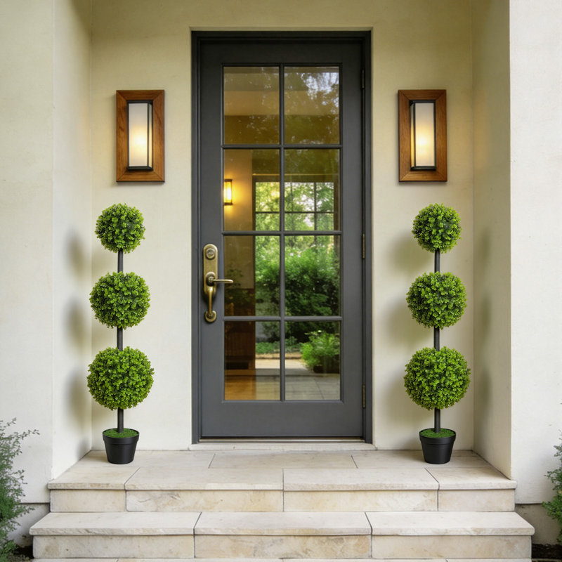 Arbre artificiel vert 48 po en pot