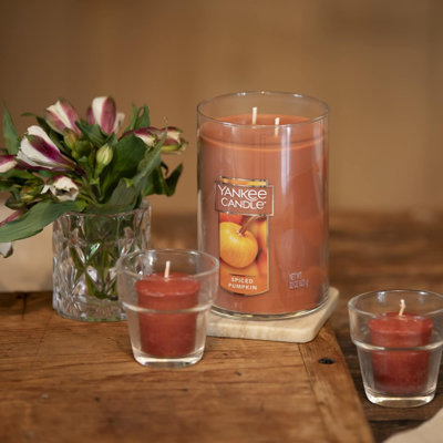 Spiced Pumpkin Scented Jar Candle