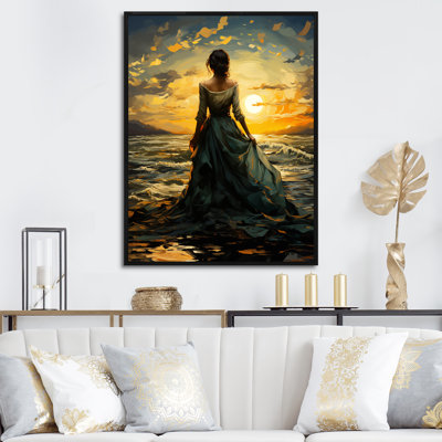 Woman Reverie Dawns Awakening - Fashion Wall Art