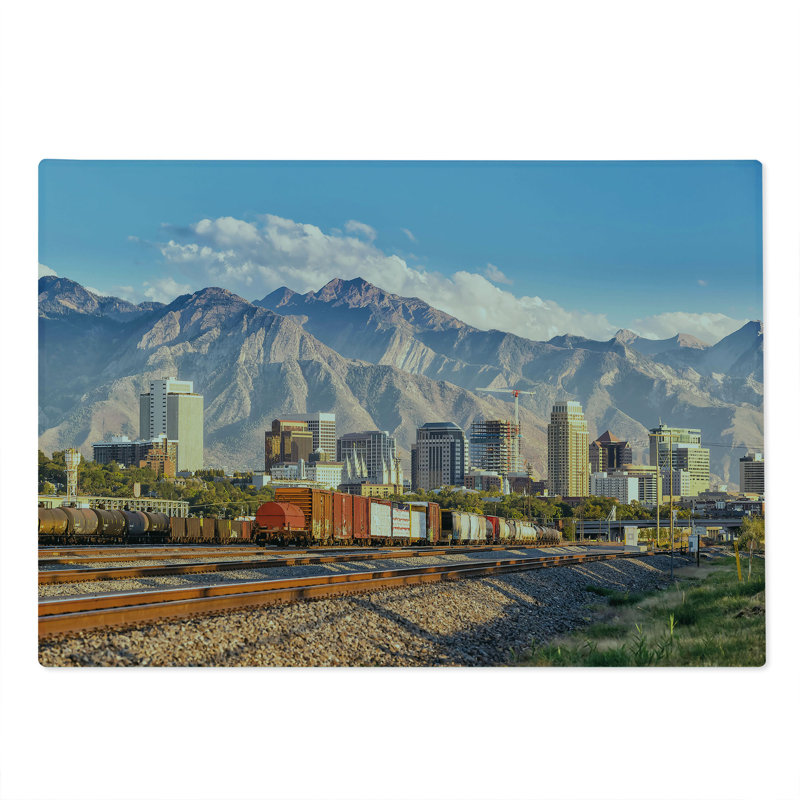 Multicolore Ambesonne Urban, grande planche à découper Salt Lake City Utah