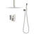 2-Function High-Pressure Rainfall Shower System, Tub Faucet Set