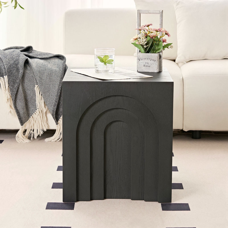 Table d'appoint carrée 15,74 po