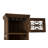 Hand-Made Barn Wood Serving Bar Cabinet