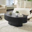 Table basse tambour moderne de 43,7 pouces de style moderne Handcraft-1200103680