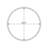 Celestial Navy Round Plush Acrylic Bathmat