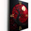 Hazem - Horloge murale lune surdimensionnée-2019785480