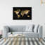 «Mapamundi Gold», reproduction d'impression sur toile-696677159-696677154