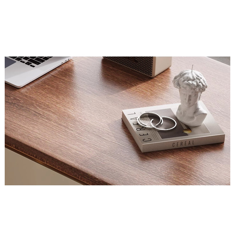 Bureau d'ordinateur moderne et luxueux, H 29,53 po x l 70,87 po x P 27,56 po