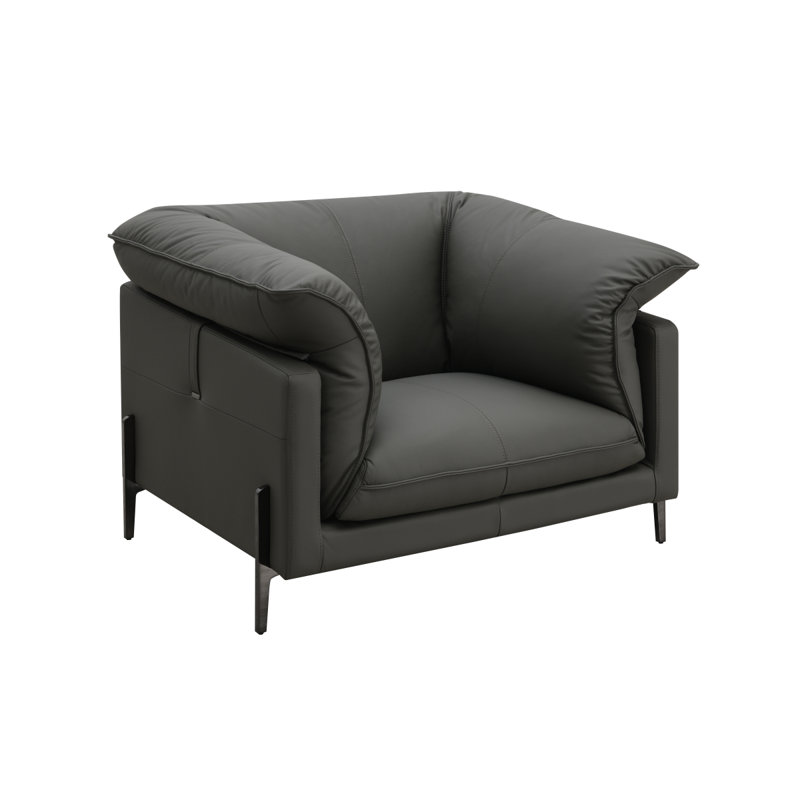 Chaise en cuir Tadi