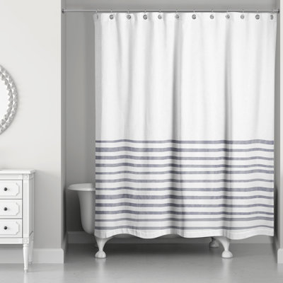 Arcel Striped Shower Curtain