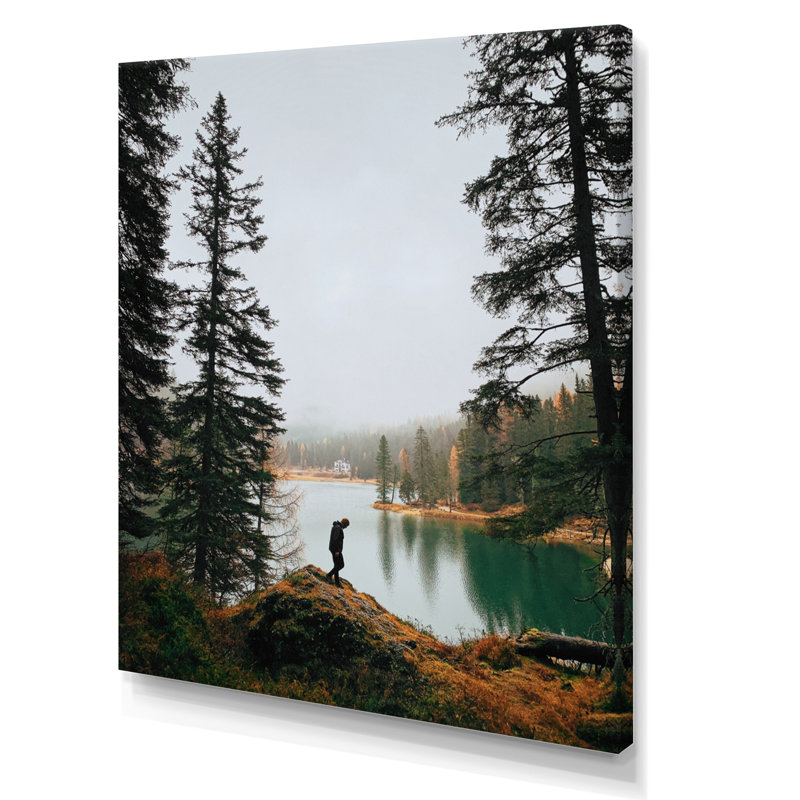 «Lake Trails Harmony» sur toile, H 20 po x l 12 po x P 1 po, Toile tendue