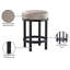 Tabouret de comptoir en velours Monette-888047057-900618412