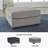New Britain Slate Oversized Accent Ottoman-451854263