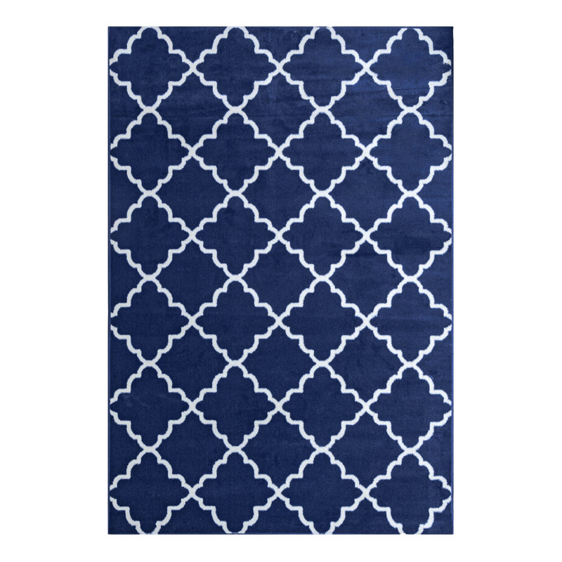 Ikat Indoor Rug, Rectangle 7'8" x 9'8"