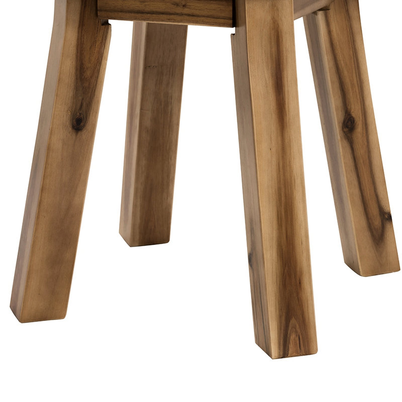 Table d'appoint en bois 16 X 16 po, solide et élégante pour un espace de vie polyvalent