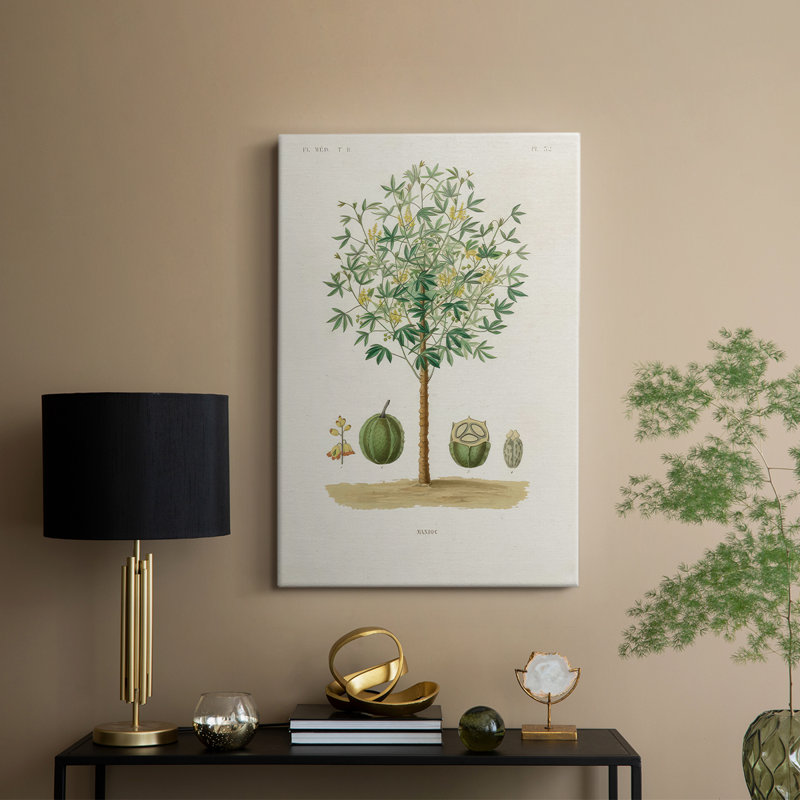 Arbre antique avec fruit VI - galerie Cavas, H 18 po x l 12 po