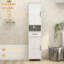 Armoire de rangement étroite à double porte