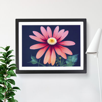 Fine Daisy Flower 1 Piece Single Picture Frame Painting