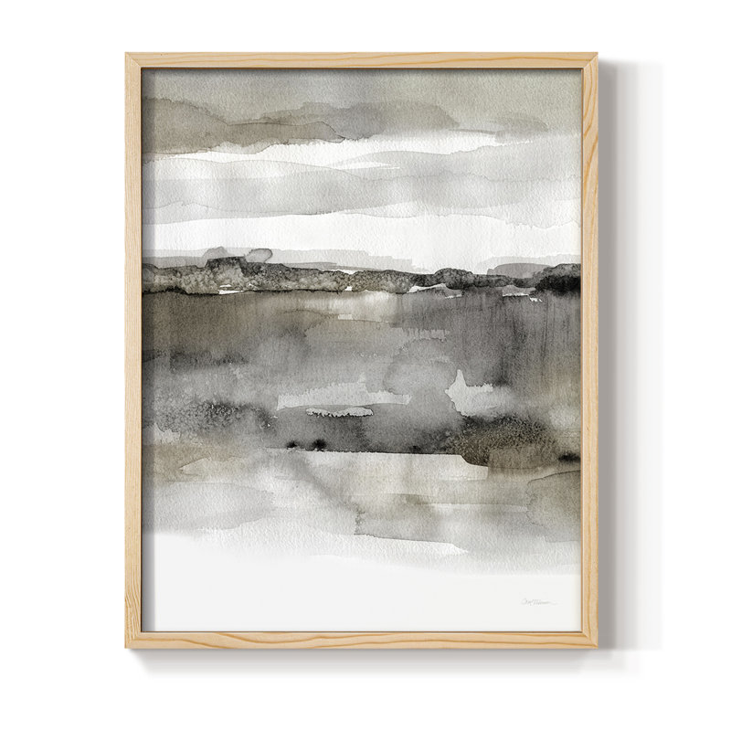 Neutre harmonie, reproduction encadrée - bois massif, Naturel, H 21 po x l 17 po