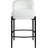 Brixen Upholstered Counter Stool with Metal Frame-537909005