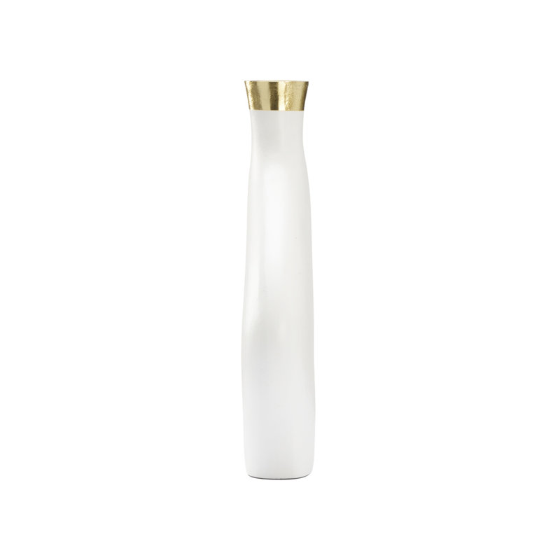 Asymmetric Handmade Aluminum Table Vase