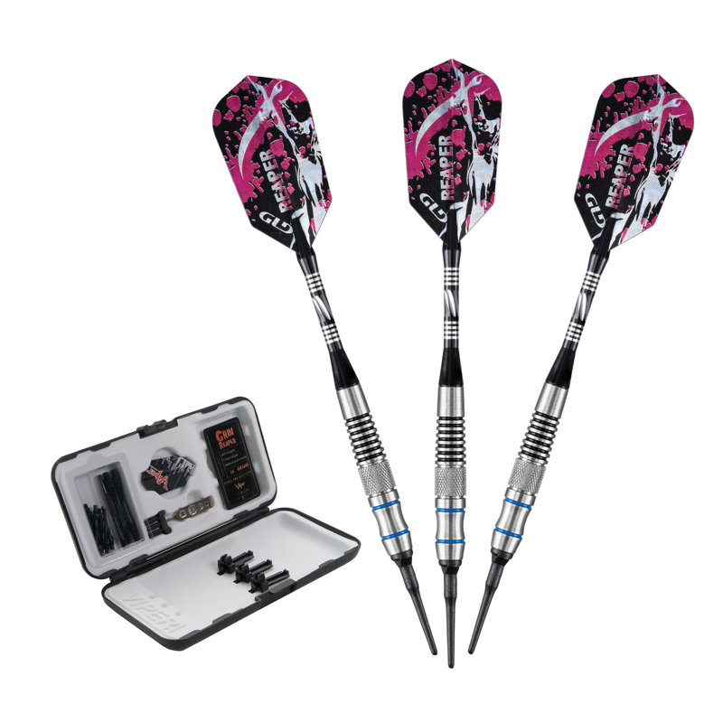 Viper Grim Reaper Soft Tip Dart, 9 Black and Blue Rings