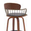 Smooth Swivel Bar Stool with Universal Application