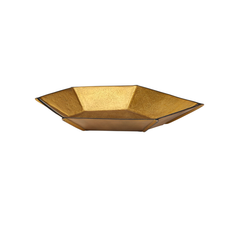 Merola Handmade Aluminum Decorative Bowl