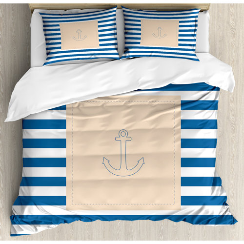 Ambesonne Striped Duvet Cover Set | Wayfair