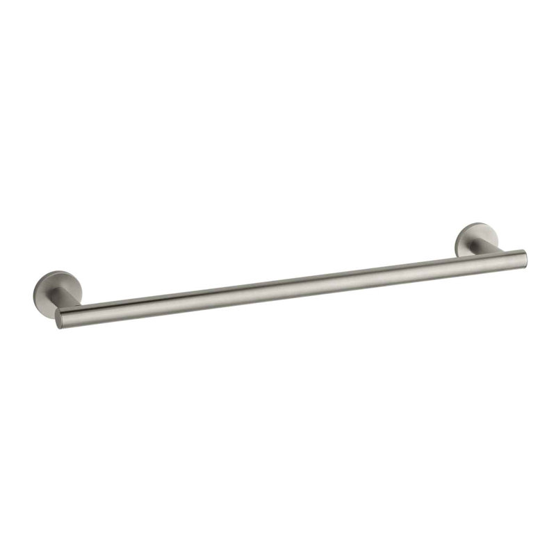 Stillness® Wall Mounted Towel Bar, Vibrant Brushed Nickel, 18"W