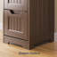 Armoire de salle de bain autoportante à 4 tiroirs, armoire à linge brune-2140418107