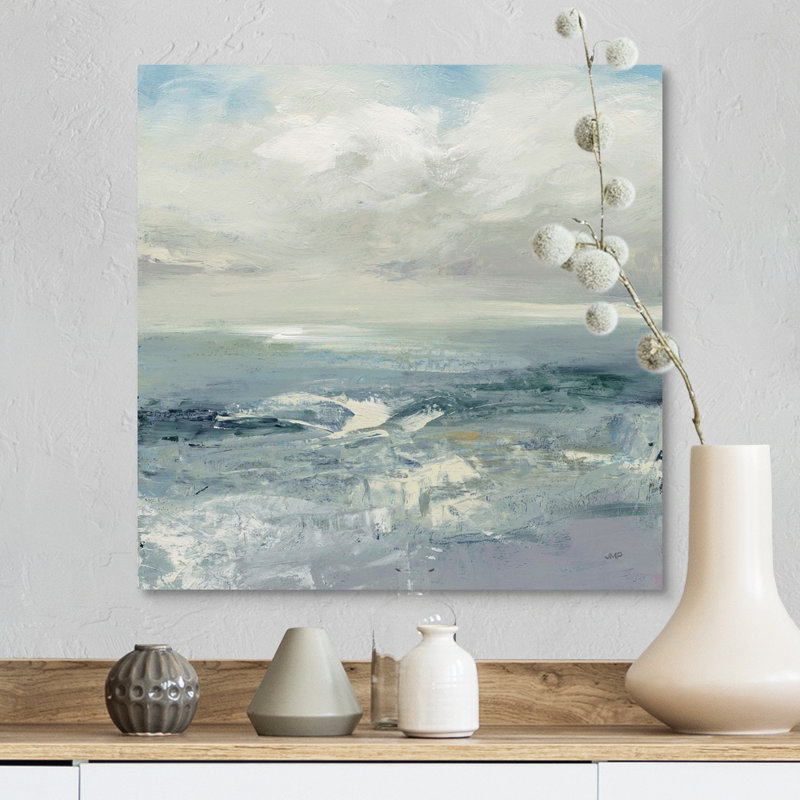 Vagues - impression sur toile, Toile tendue, H 16 po x l 16 po x P 1,25 po