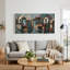 Ensemble de 1 tableau sur toile représentant l'architecture arabe-129279850-129279851