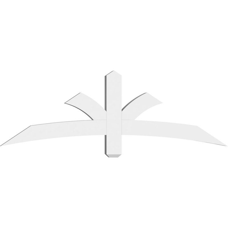 Support pour pignon Davenport, H 20 po x l 60 po (pas: 8/12), P 4 po x F 4 po, PVC