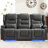 79.5'' Faux Leather Reclining Sofa-739635511