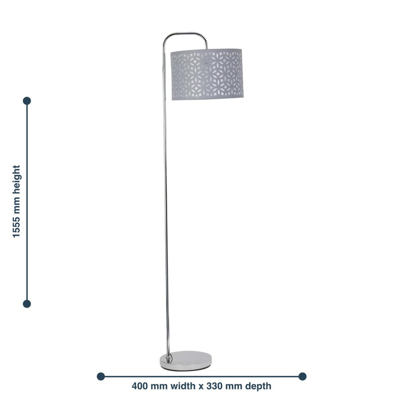 Shahan 155.5cm Arched Floor Lamp