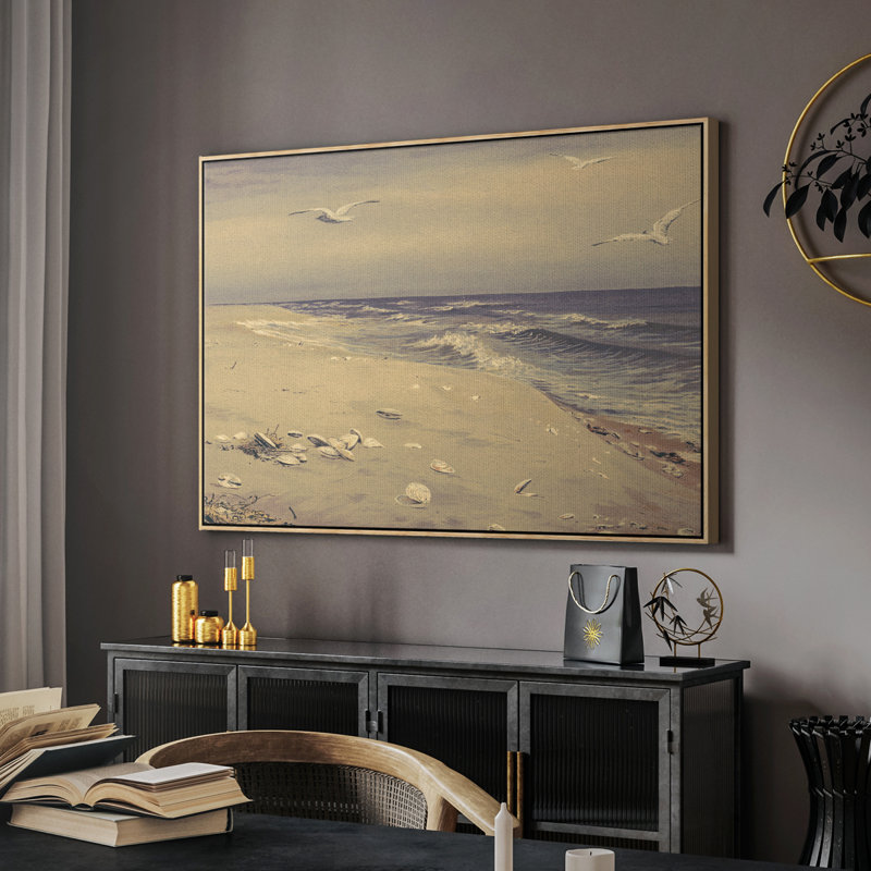 "Vintage Nautical -CCIV" sur toile, H 17 po x l 25 po