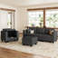 Ensemble de canapé modulaire en lin 3 pièces Ayden Hunsicker-862413173