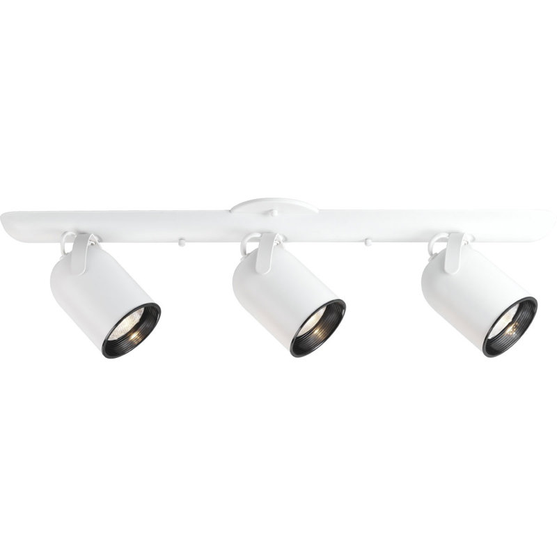 Ensemble de rail d'éclairage 3 lumières, Blanc