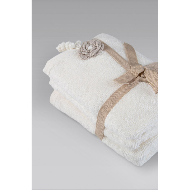 Ensemble de serviettes de bain 100% coton 3 pièces Quarles, Wash Towel - 3 Pack